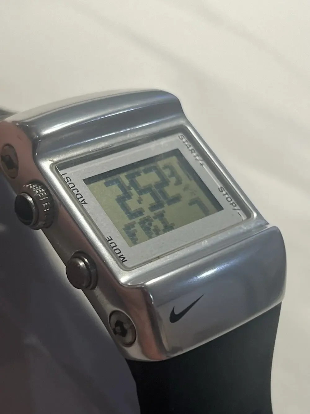 NIKE digital sports watch WC0038 New Battery Tested. All Features Working
